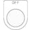【CAINZ-DASH】トラスコ中山 スイッチ銘板　ＯＦＦ　黒　φ２２．５（５枚入り） P22-6-5P【別送品】
