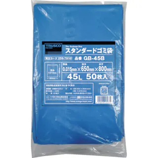 【CAINZ-DASH】トラスコ中山 スタンダードゴミ袋 青 90L 50枚入 GB-90B【別送品】