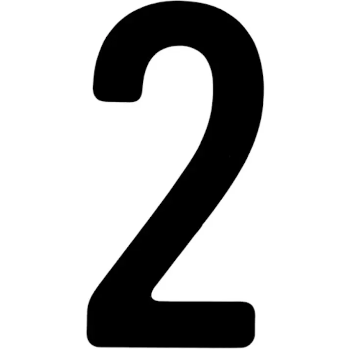 【CAINZ-DASH】トラスコ中山 カッティング文字50mm 黒 2 CS50BK-2【別送品】