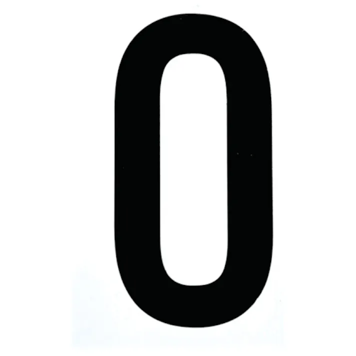 【CAINZ-DASH】トラスコ中山 カッティング文字50mm 黒 0 CS50BK-0【別送品】