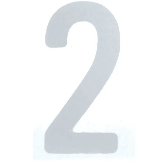 【CAINZ-DASH】トラスコ中山 カッティング文字50mm 白 2 CS50W-2【別送品】