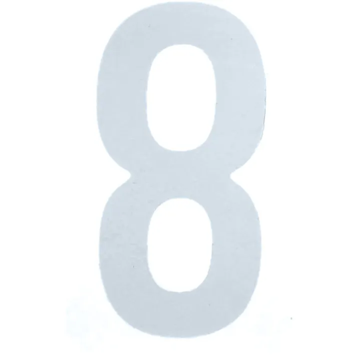 【CAINZ-DASH】トラスコ中山 カッティング文字50mm 白 8 CS50W-8【別送品】