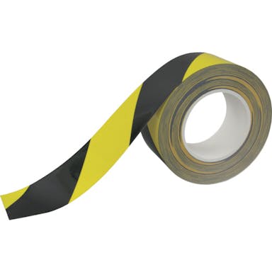 【CAINZ-DASH】トラスコ中山 ２インチ芯管　耐久ラインテープ５０Ｘ２０　黄／黒色　厚さ０．１６ｍｍ LT2C50-YB【別送品】