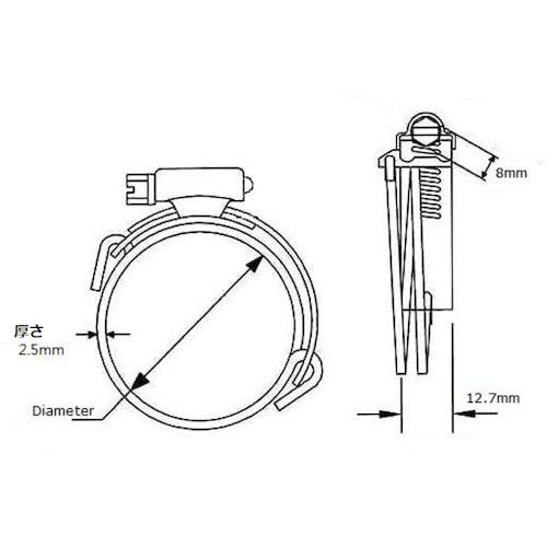 CAINZ-DASH】トラスコ中山 ＳＹバンド５００ｍｍ SY188500【別送品