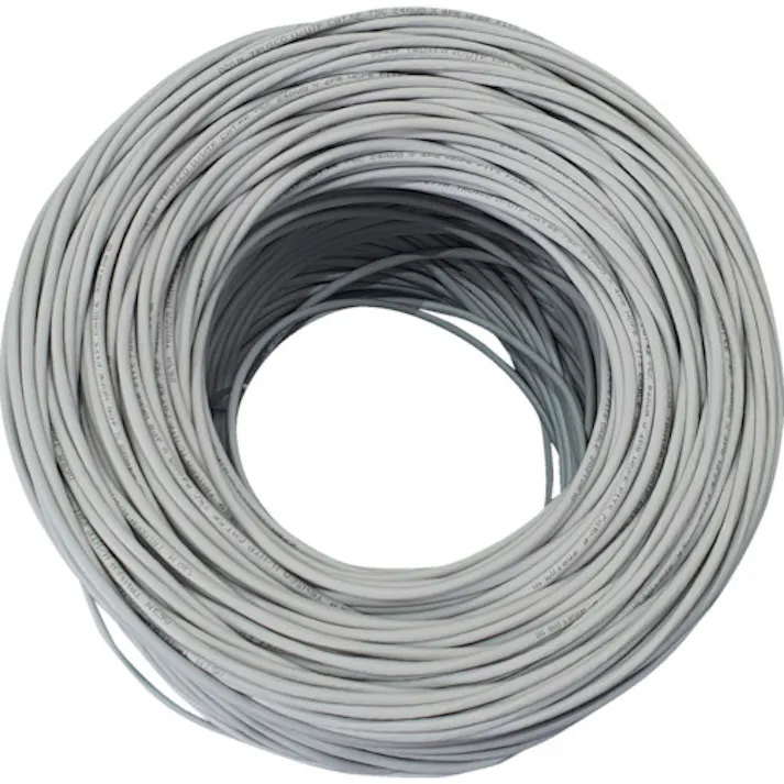【CAINZ-DASH】トラスコ中山 LANケーブル カテゴリ6 300m グレー TUTP-CAT6-300G【別送品】
