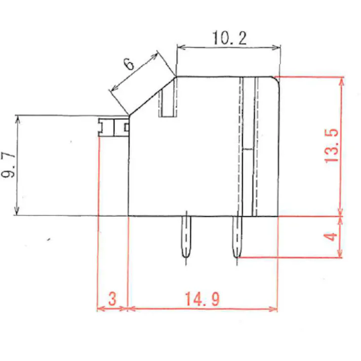 【CAINZ-DASH】トラスコ中山 プリント基板用ねじなし端子台 2P TF6019-2P【別送品】