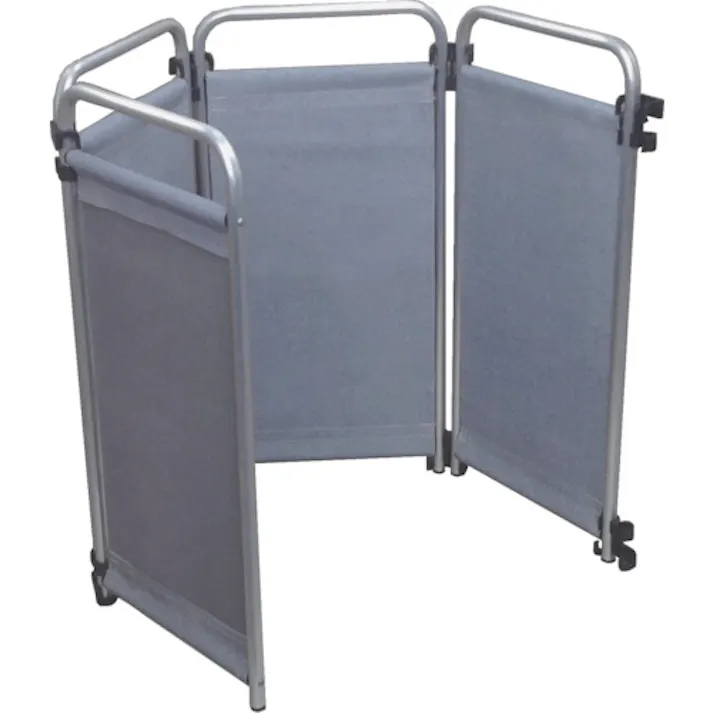 【CAINZ-DASH】トラスコ中山 小型火花用衝立 超小型スリム 幅369mm 高さ749mm 4面セット プレミアムシルバー TTHSS4-749-PS【別送品】