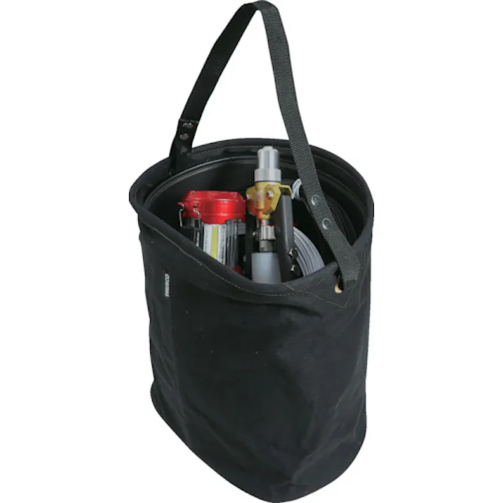 【CAINZ-DASH】トラスコ中山 D型電工バケツ W362XD300XH350 黒 TADBD35【別送品】