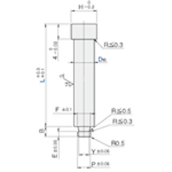 【CAINZ-DASH】トラスコ中山 ランナーロックピン(ハードロック・ストレート) T-RRLH4-45【別送品】