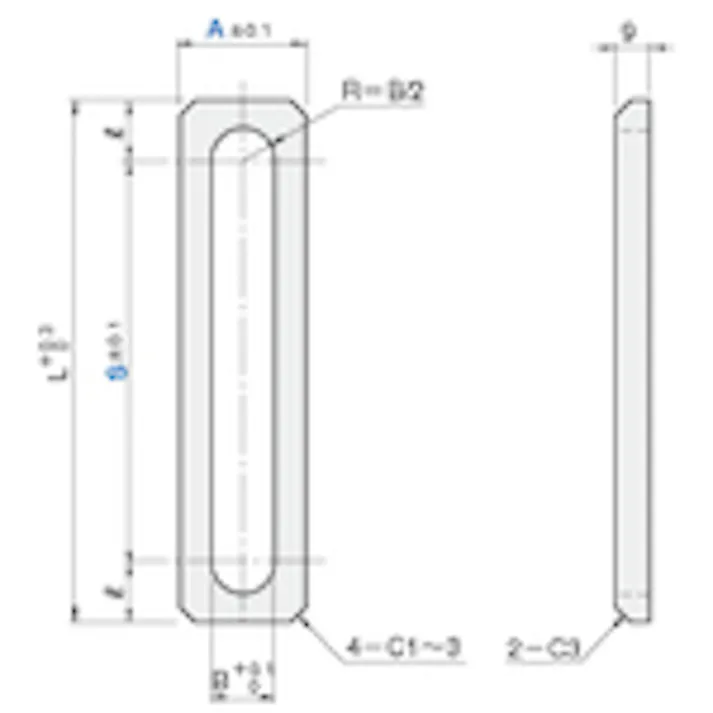 【CAINZ-DASH】トラスコ中山 引張りリンク(ロングストロークタイプ) 19X140 T-TTLK19-140【別送品】