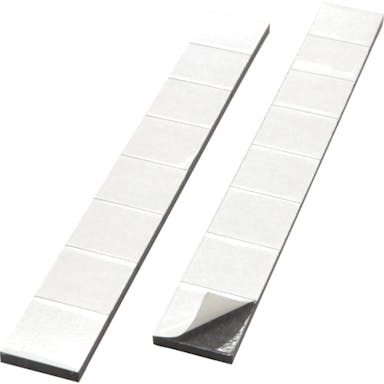 【CAINZ-DASH】トラスコ中山 強力マグネット粘着付テープ（スリット加工入り）　２個入り【別送品】
