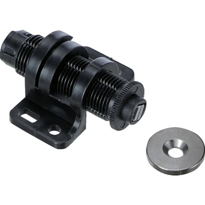 【CAINZ-DASH】トラスコ中山 丸型マグネラッチ ブラック TPR-25BK【別送品】