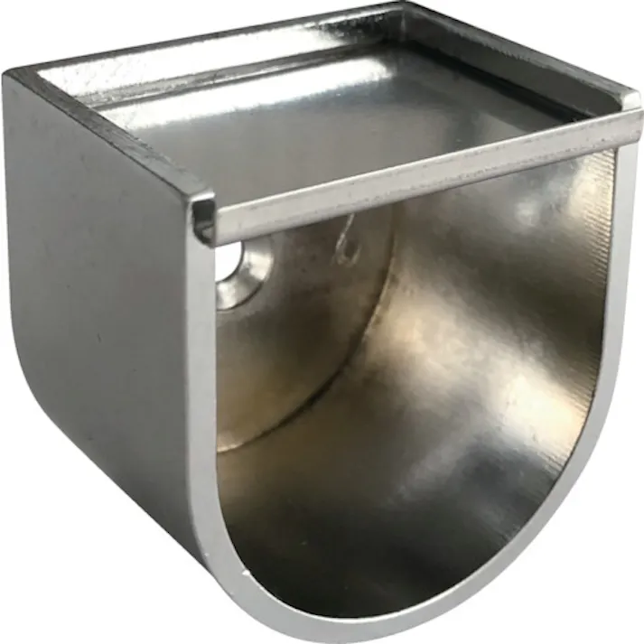 【CAINZ-DASH】トラスコ中山 パイプ取付金具 ダイカストU型ソケット 25mm(ネジ止め付) TAUC-25【別送品】