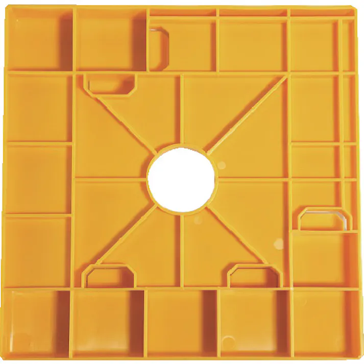 【CAINZ-DASH】トラスコ中山 単管用アジャストベース 120×120 BB120【別送品】