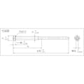 【CAINZ-DASH】トラスコ中山 精密段付エジェクタピン　軸径１×全長１５０×ツバ厚４ T-ESH1.5-150-1.0-50【別送品】