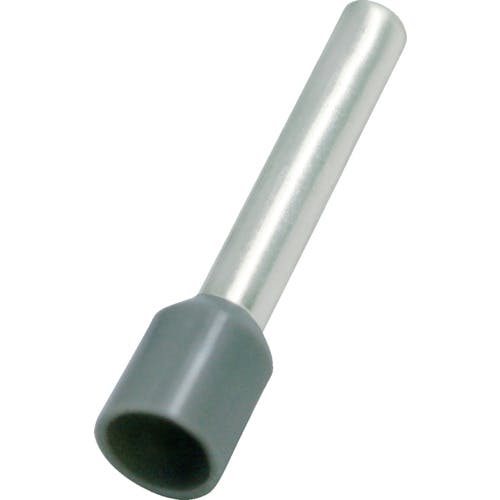 【CAINZ-DASH】トラスコ中山 フェルール圧着端子　絶縁スリーブ付き　４－１８　１００個入 FT4018-GY【別送品】