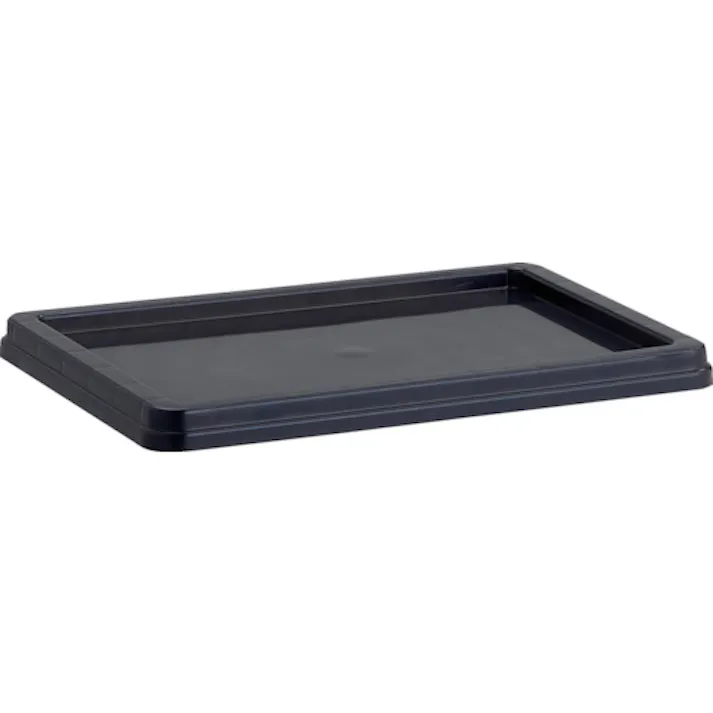 【CAINZ-DASH】トラスコ中山 導電性コンテナフタ PZ-0002EF-BK【別送品】