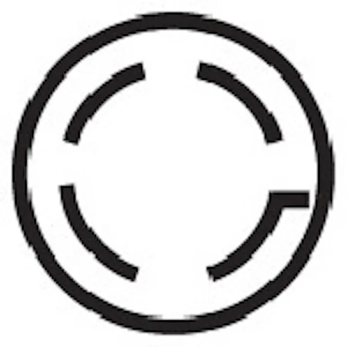 【CAINZ-DASH】トラスコ中山 引掛防水コネクタボデー接地3P TMH2634【別送品】