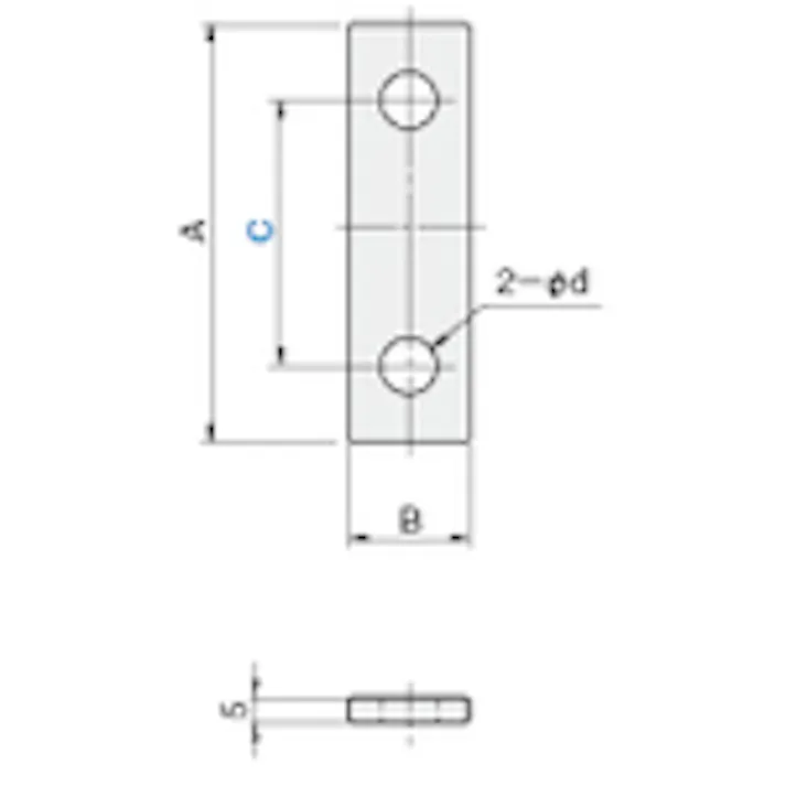 【CAINZ-DASH】トラスコ中山 型開き防止プレート 黄 T-OOPP-C40-Y【別送品】