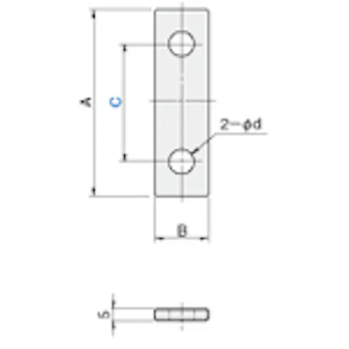 【CAINZ-DASH】トラスコ中山 型開き防止プレート 赤 T-OOPPH-C25-50-R【別送品】