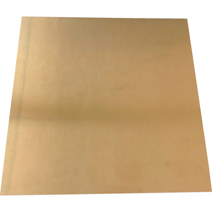 【CAINZ-DASH】トラスコ中山 シムプレート 真鍮 0.2×100×100mm SISIN0.2-100-100【別送品】