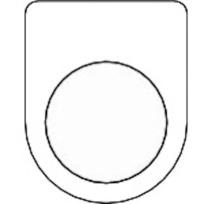 【CAINZ-DASH】トラスコ中山 スイッチ銘板 無地 φ30.5 (5枚入り) P30-0-5P【別送品】