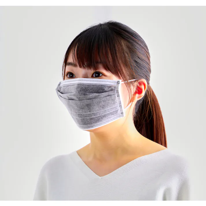 【CAINZ-DASH】トラスコ中山 一般作業用活性炭入マスク(耳掛けタイプ)4層 フリーサイズ (50枚入) TEM4C-50【別送品】