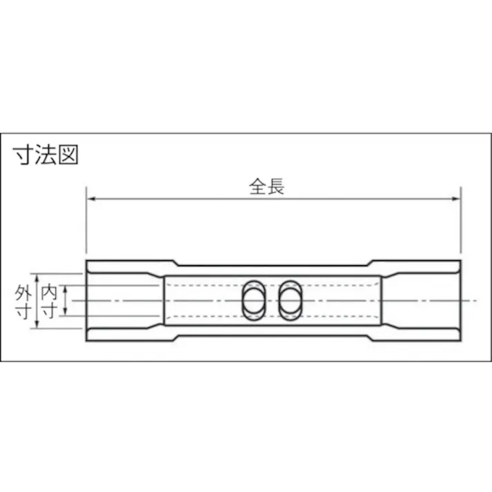 【CAINZ-DASH】トラスコ中山 環境配慮形絶縁被覆付圧着スリーブ(B形)20個入 内寸2.3外寸4.5 T-TMXBP-2【別送品】