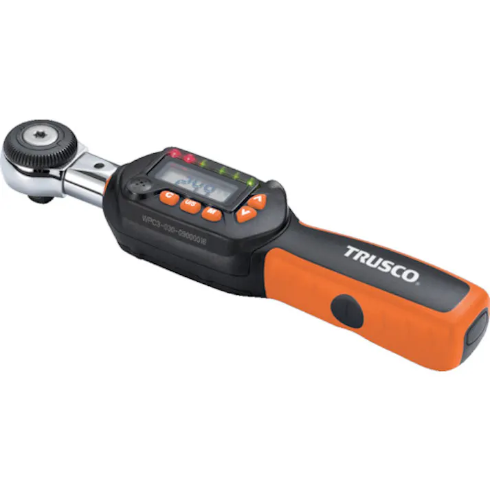 【CAINZ-DASH】トラスコ中山 ヘッド交換式ラチェットデジタルトルクレンチ 差込角9.5mm 6~30Nm HDT3-030C【別送品】