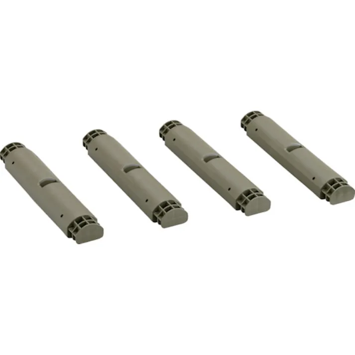 【CAINZ-DASH】トラスコ中山 プラ棚用 脚のみ4本セット 高さ372mm用 つや消しОD TPT-372K-MOD【別送品】