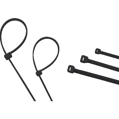 トラスコ中山 ケーブルタイ 幅1.9mmX80mm 最大結束Φ17 耐候性 100本入 TRCVJ-80W ケーブルタイ(屋内・屋外用) トラスコ中山 ケーブルタイ 幅1.9mmX80mm 最大結束Φ17 耐候性 100本入 TRCVJ-80W ケーブルタイ(屋内・屋外用)