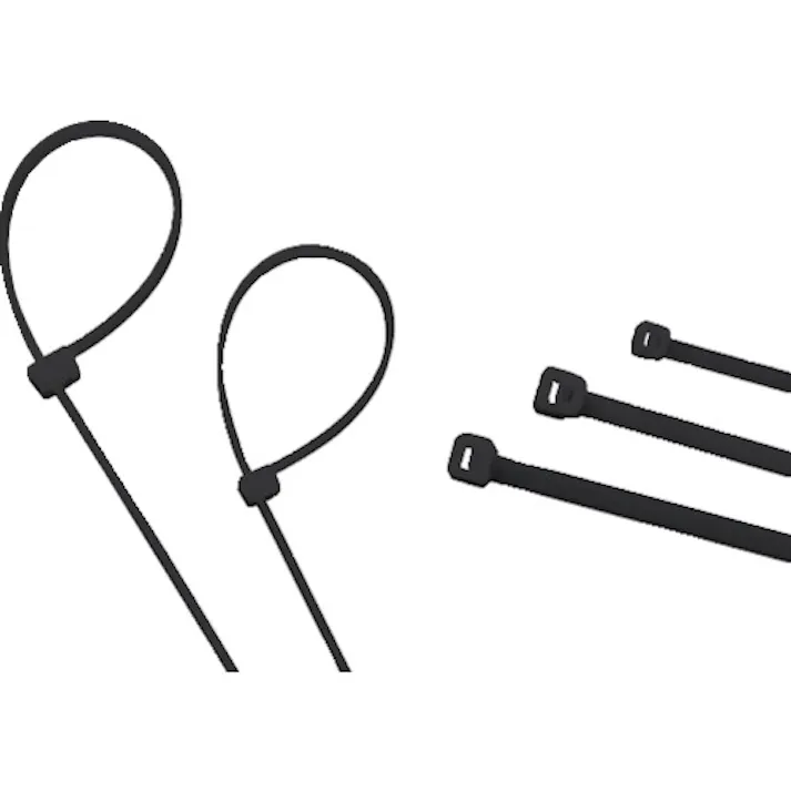 【CAINZ-DASH】トラスコ中山 ケーブルタイ 幅1.9mmX80mm 最大結束Φ17 耐候性 100本入 TRCVJ-80W【別送品】