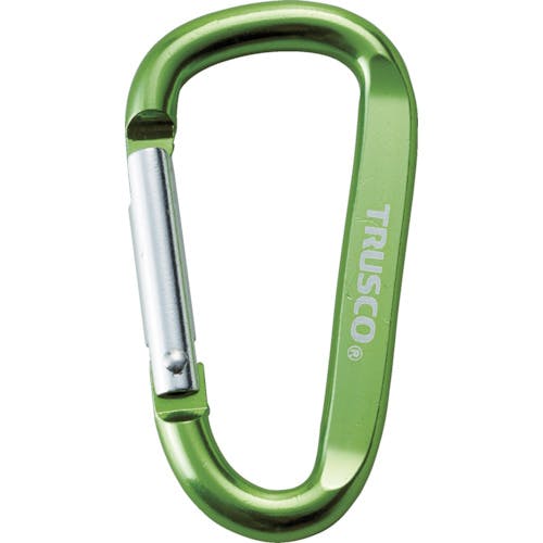 トラスコ中山 まとめ買い カラビナ 線径6mmX60mm D型 グリーン100個 TKN660GNBOX カラビナ トラスコ中山 まとめ買い カラビナ 線径6mmX60mm D型 グリーン100個 TKN660GNBOX カラビナ