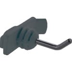 トラスコ中山 パネリーナ用樹脂フック 横型ショート 黒 TUR-FJYS-BK パンチングパネルラック用オプション トラスコ中山 パネリーナ用樹脂フック 横型ショート 黒 TUR-FJYS-BK パンチングパネルラック用オプション