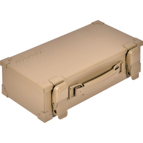 トラスコ中山 トランク型工具箱 ライトサンド W270xD145xH70 CT-260-LS スチール製工具箱 トラスコ中山 トランク型工具箱 ライトサンド W270xD145xH70 CT-260-LS スチール製工具箱