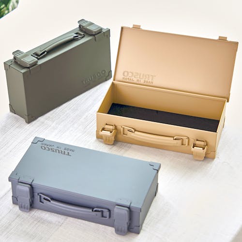 CAINZ-DASH】トラスコ中山 トランク型工具箱 アーセナルグレー