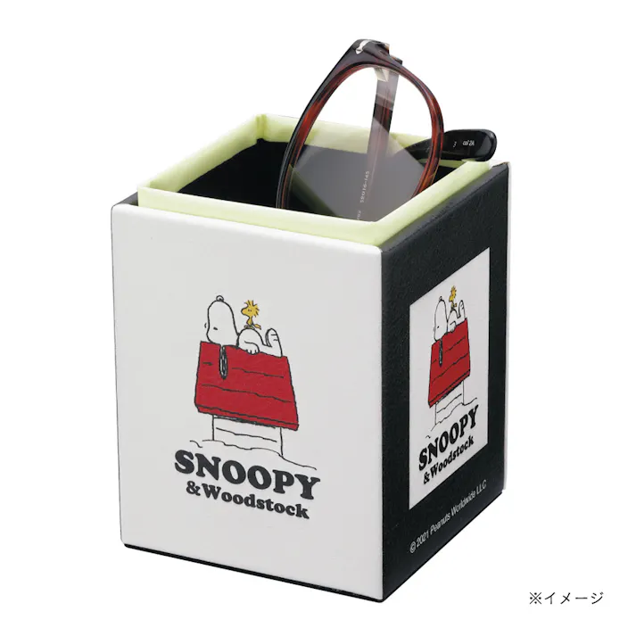 メガネケース蓄光メガネスタンド スヌーピー