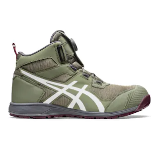 アシックス ウィンジョブ CP214 TS BOA ライケングリーン×ホワイト グリーン 28.0cm