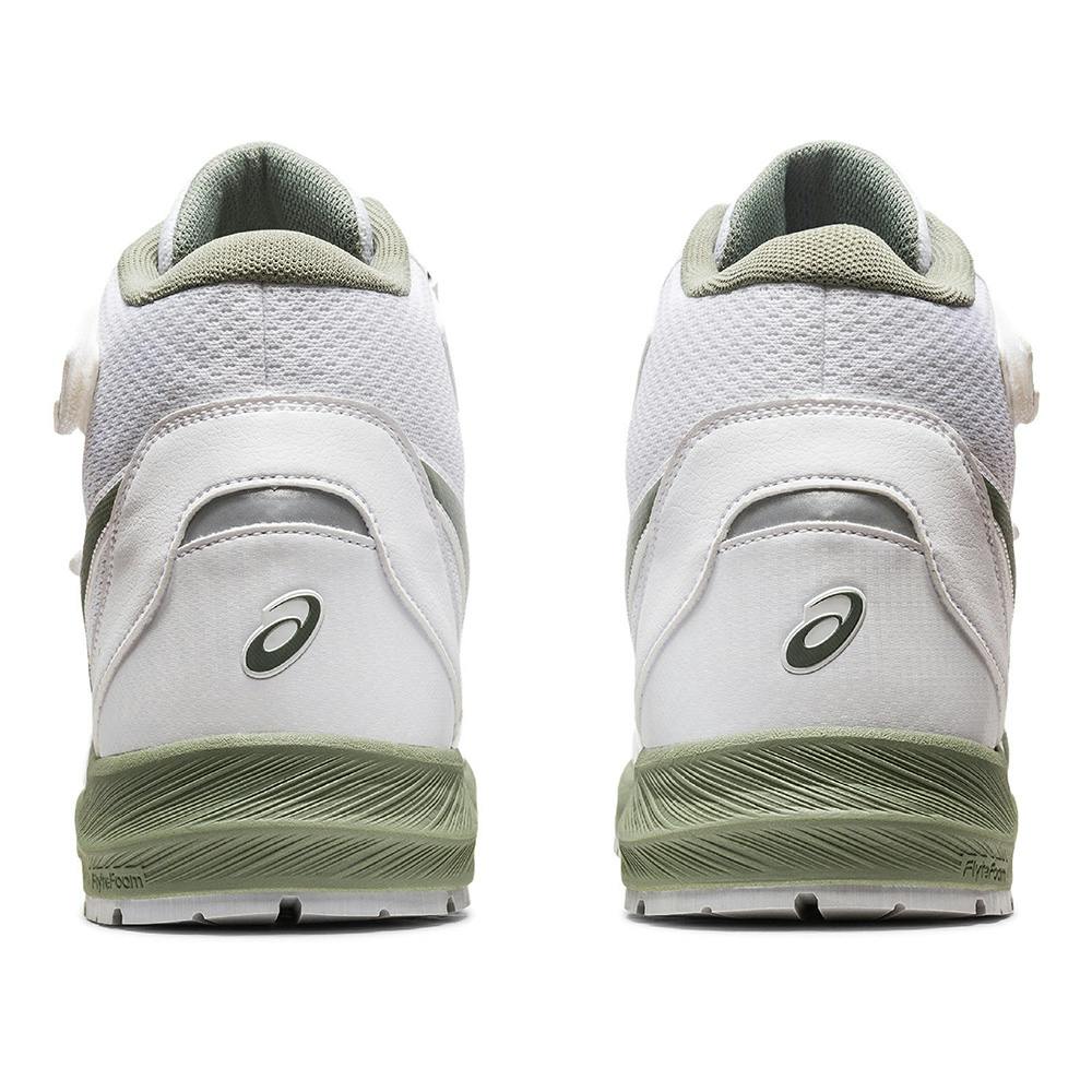 ウィンジョブCP216 ホワイトXライケングリーン 25.0cm | 作業着・作業