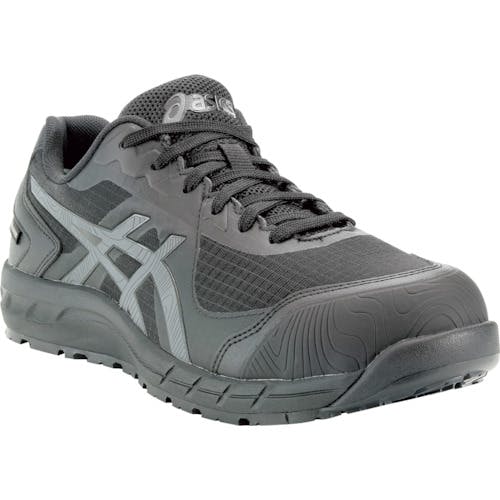 Asics 安全靴 グレー　26.5cm アシックス ウィンジョブ CP201 ブラック×ブラック 26