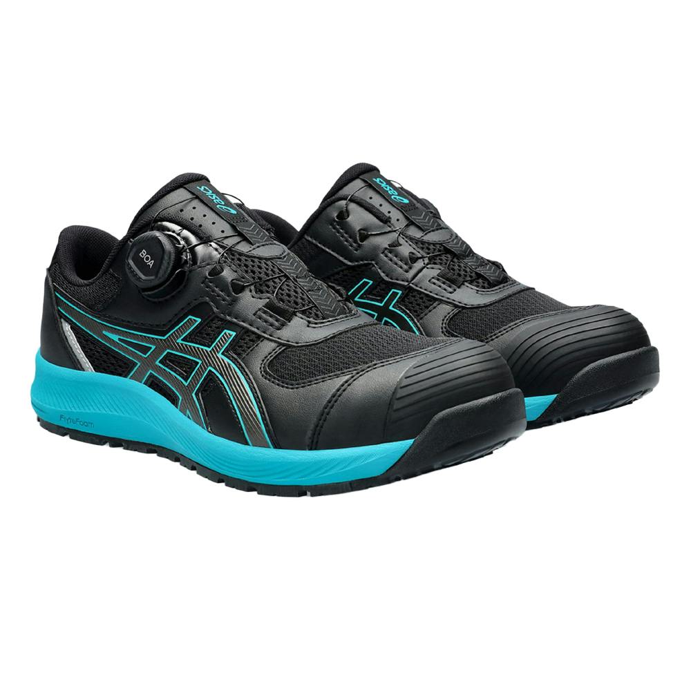 アシックス 黒×ガンメタル 25.5cm CP219BOA | 作業着・作業服