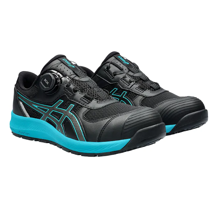 アシックス 黒×ガンメタル 25.0cm CP219BOA