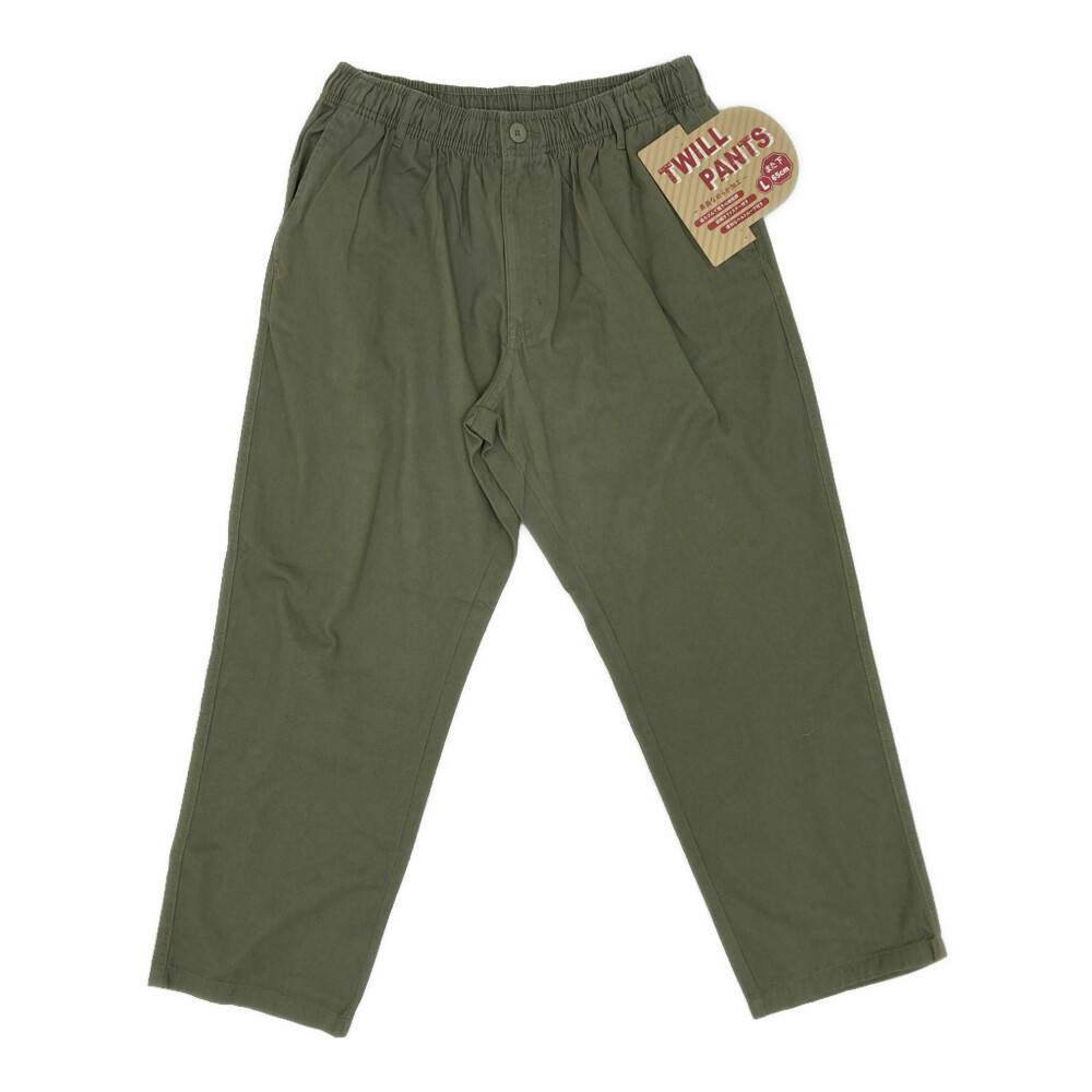 ツイルイージーパンツ カーキー L 股下65cm