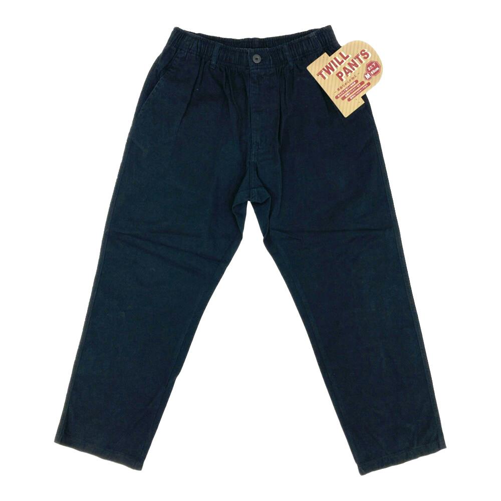 ツイルイージーパンツ ネイビー M 股下65cm