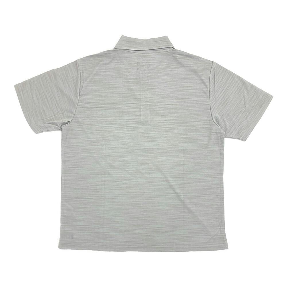 サラッと快適 UTILITY WEAR ドライトモエリBDポロ グレー M