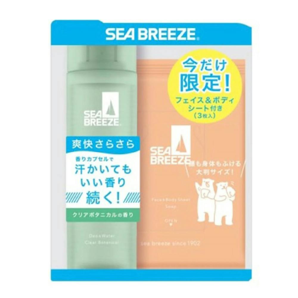 ファイントゥデイ シーブリーズ デオ＆ウォーター D シート付セット 160ml＋3枚 クリアボタニカル ボディケア  ホームセンター通販【カインズ】