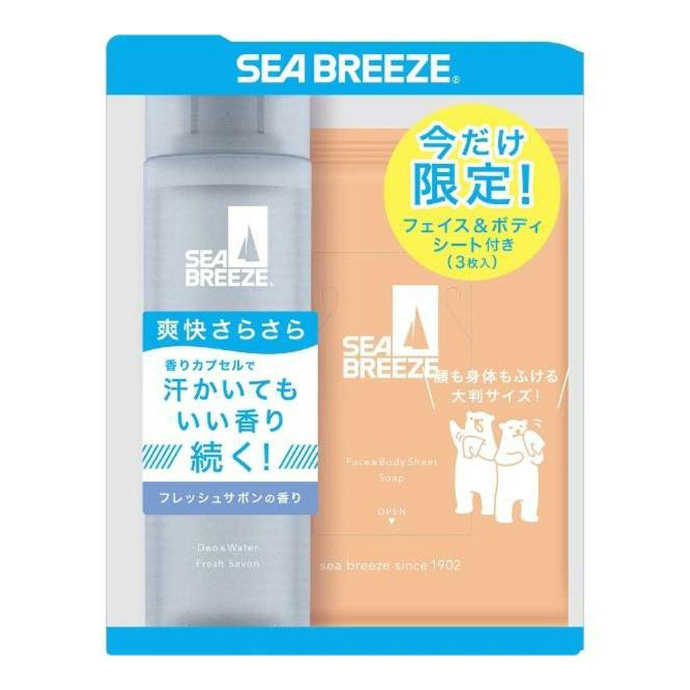 ファイントゥデイ シーブリーズ デオ＆ウォーター D シート付セット 160ml＋3枚 フレッシュサボン ボディケア  ホームセンター通販【カインズ】