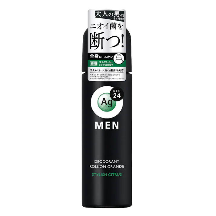 ファイントゥデイ エージーデオ24メン メンズデオドラントロールオン グランデ スタイリッシュシトラス 120ml