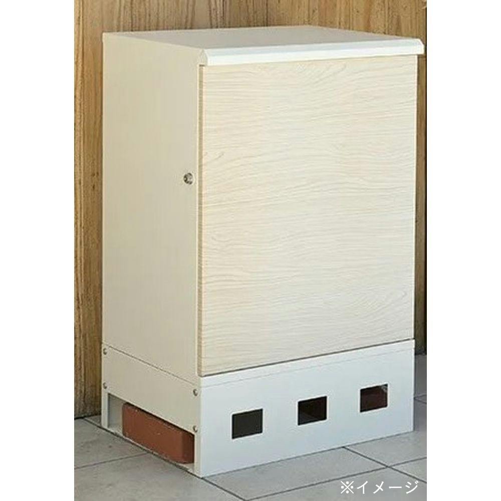 宅配ボックス 1段 白木目調/ホワイト EPB-1(LWD/WH) 幅47cm高さ74.5cm