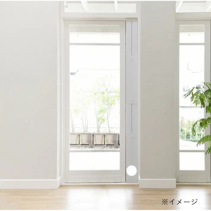 テラス窓用パネル スポットクーラー・ポータブルクーラー用 窓パネル テラス窓用取付枠 延長窓枠 YCWP-221